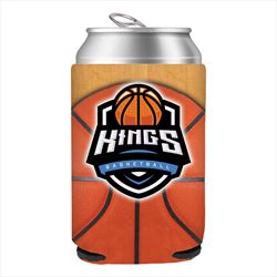 DC1000BEZ4CP-BSKT Basketball Can Cooler With Full Color Custom Imprint